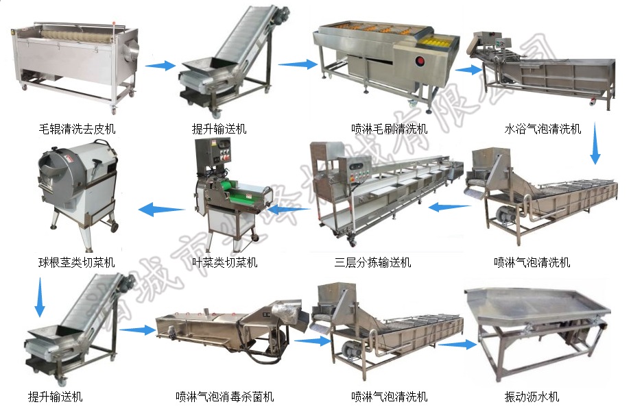 鮮切凈菜加工設備